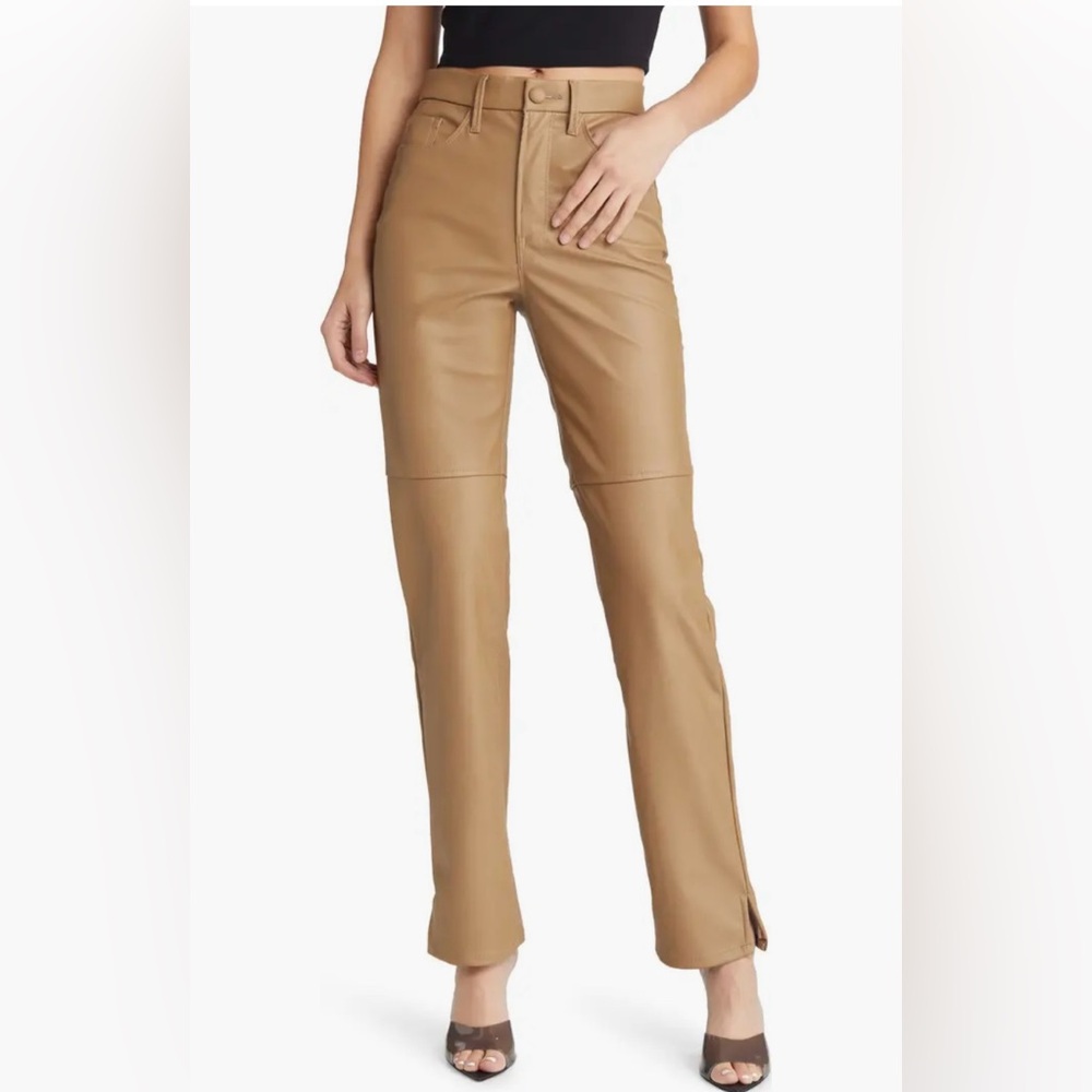 Good American Good Boy Faux Leather Pants
